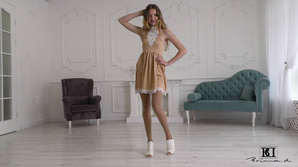 Brima Jessy Beige Cocktail Dress video